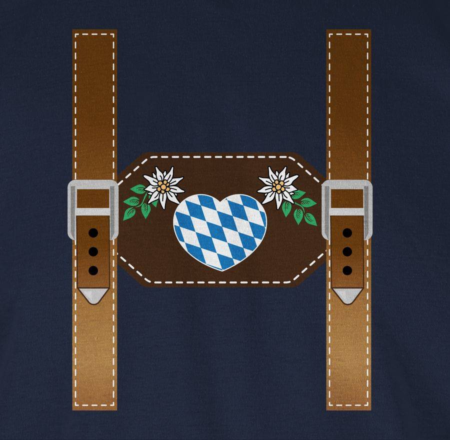 Shirtracer Lederhose - Herz Bayern Shirts & Mehr Shirtracer