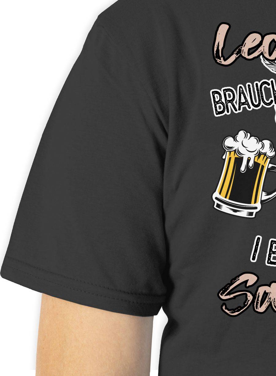 Shirtracer Lederhose Spruch Lausbua Bayrisch Party Trinken Shirts & Mehr Shirtracer