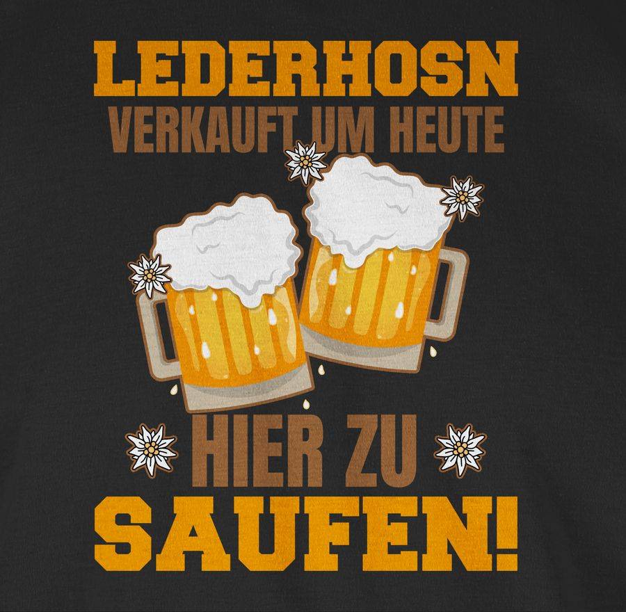 Shirtracer Lederhosn Verkauft Um Heute Hier Zu Saufen - Bierkrug: Tshirt Rucksack Shirtracer