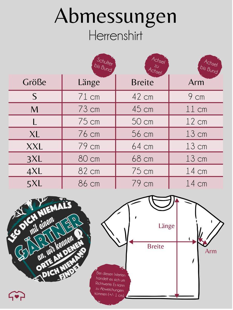 Shirtracer Leg Dich Nicht Mit Einem Gärtner An Shirts & Mehr Shirtracer
