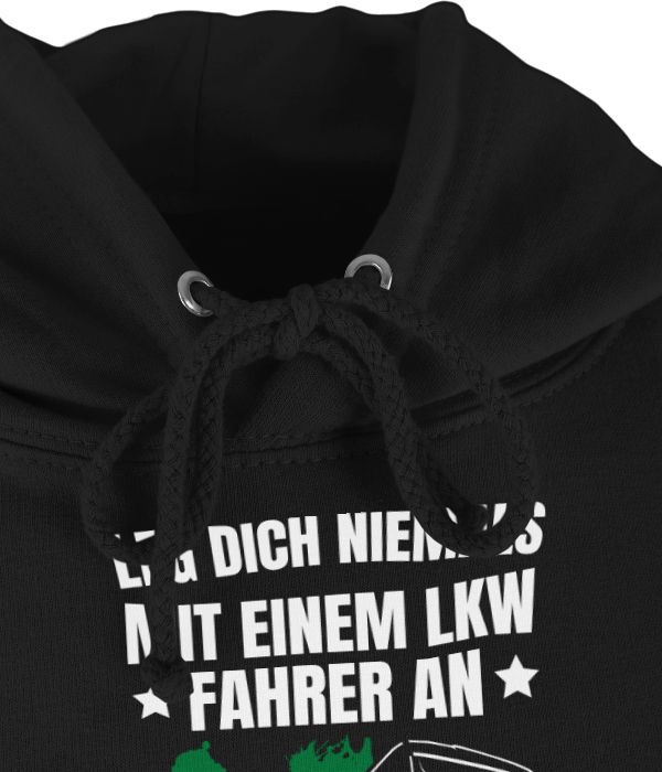 Shirtracer Leg Dich Niemals Mit Einem LKW Fahrer An - Weiß: T-Shirt Rucksack Shirtracer