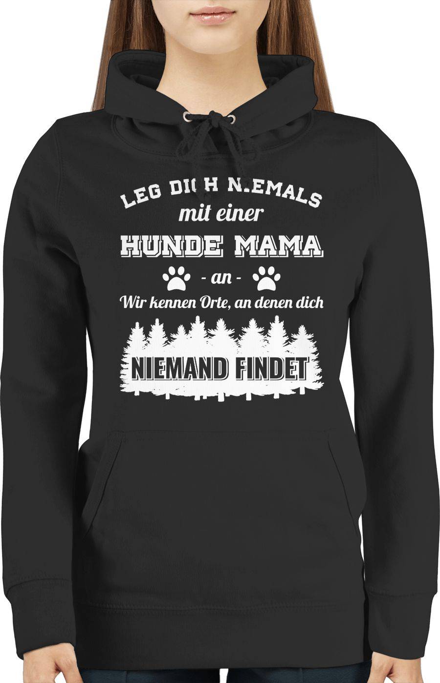 Shirtracer Leg Dich Niemals Mit Einer Hunde Mama An: T-Shirt Rucksack Shirtracer
