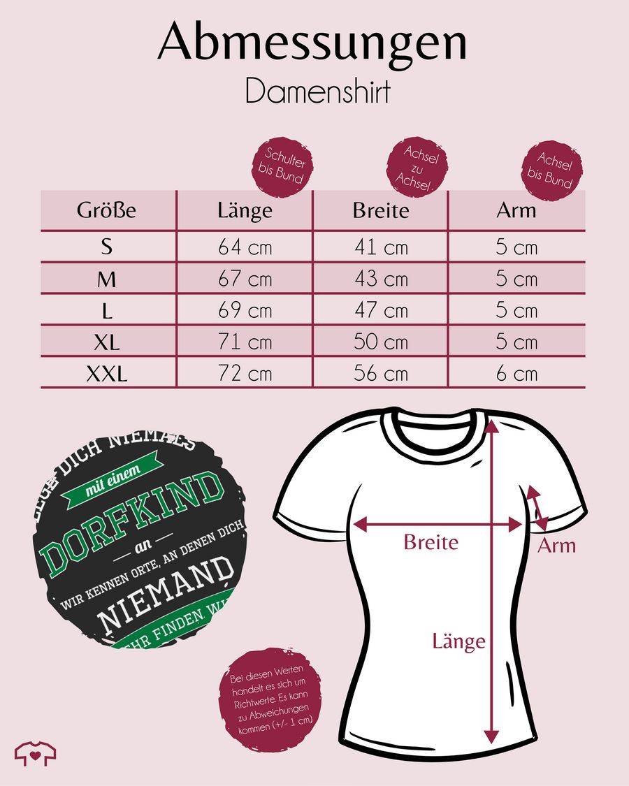 Shirtracer Lege Dich Niemals Mit Einem Dorfkind An: T-Shirt Turnbeutel Shirtracer