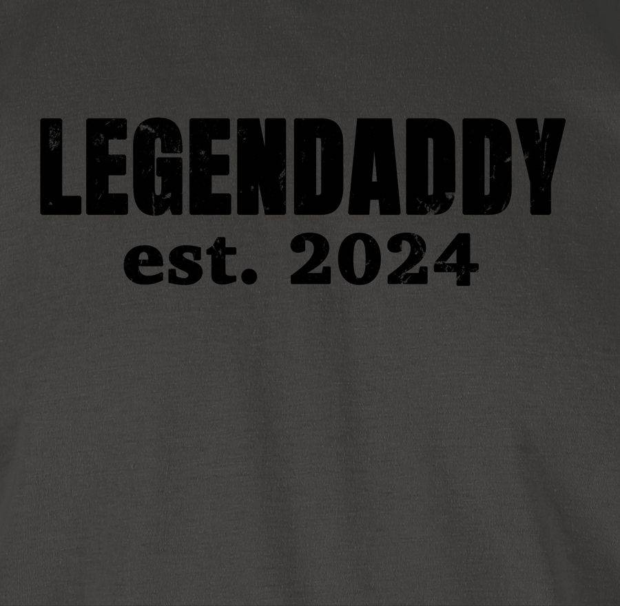 Shirtracer Legendaddy Est. 2024 I Frischgebackenen Vater Werdender Papa Shirts & Mehr Shirtracer