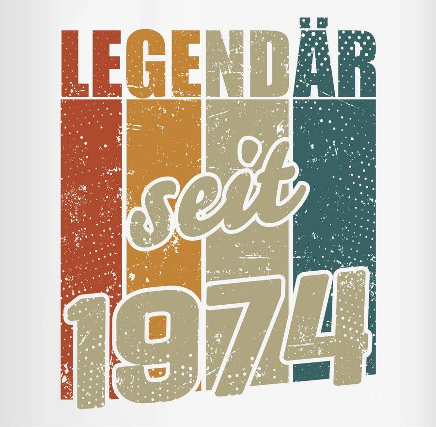 Shirtracer Legendär Seit 1974: Tshirt Turnbeutel Shirtracer