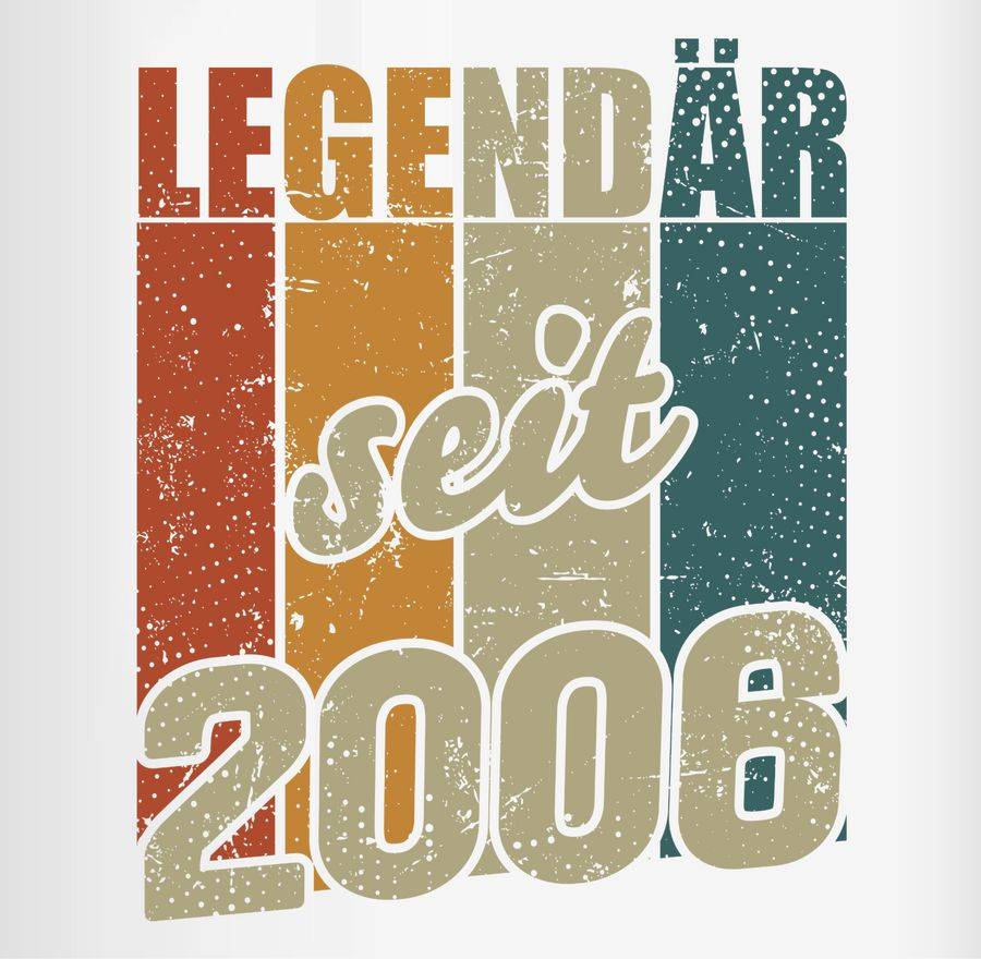 Shirtracer Legendär Seit 2006: T-Shirt Turnbeutel Shirtracer