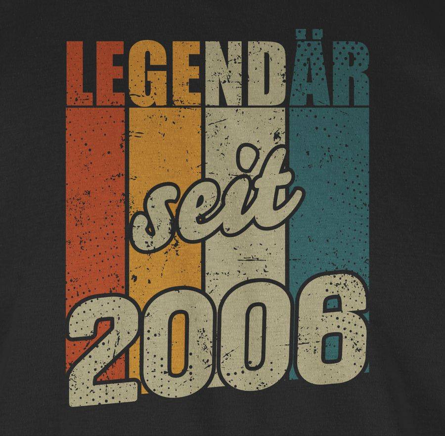 Shirtracer Legendär Seit 2006: T-Shirt Turnbeutel Shirtracer