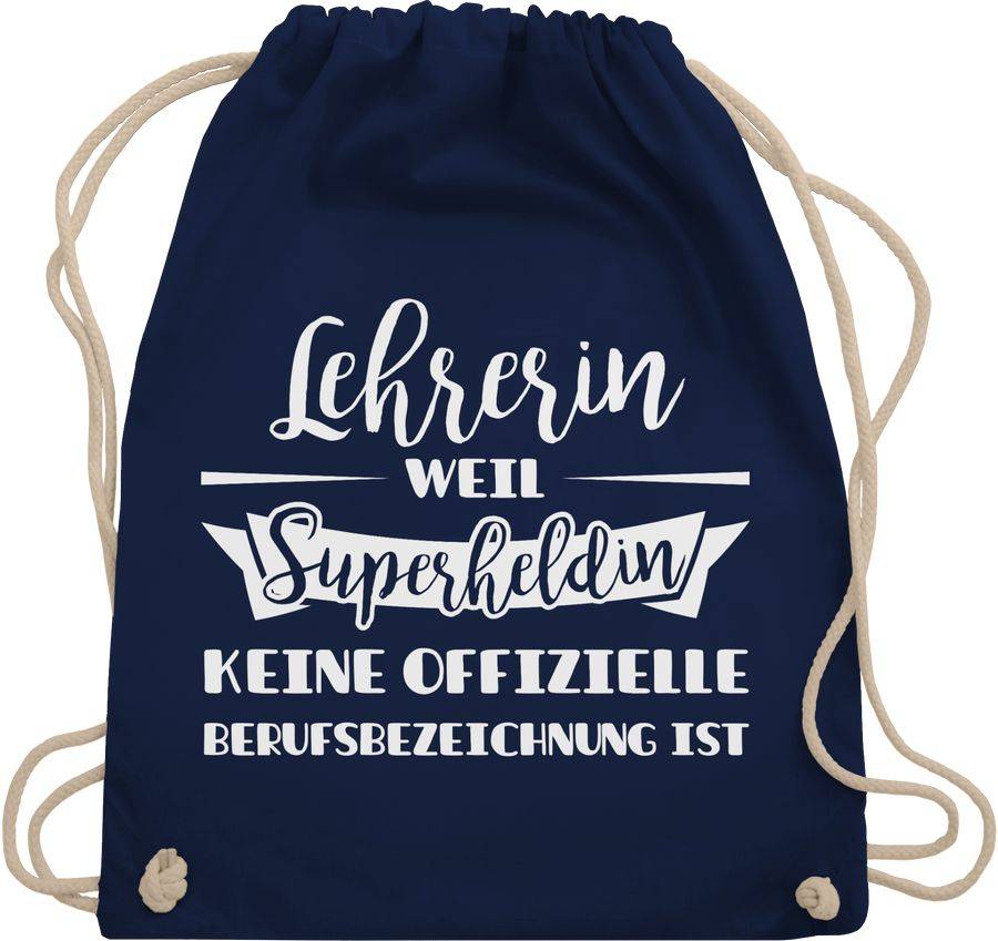 Shirtracer Lehrerin weil Superheldin keine offizielle Berufsbezeichnung ist Shirts & Mehr Shirtracer