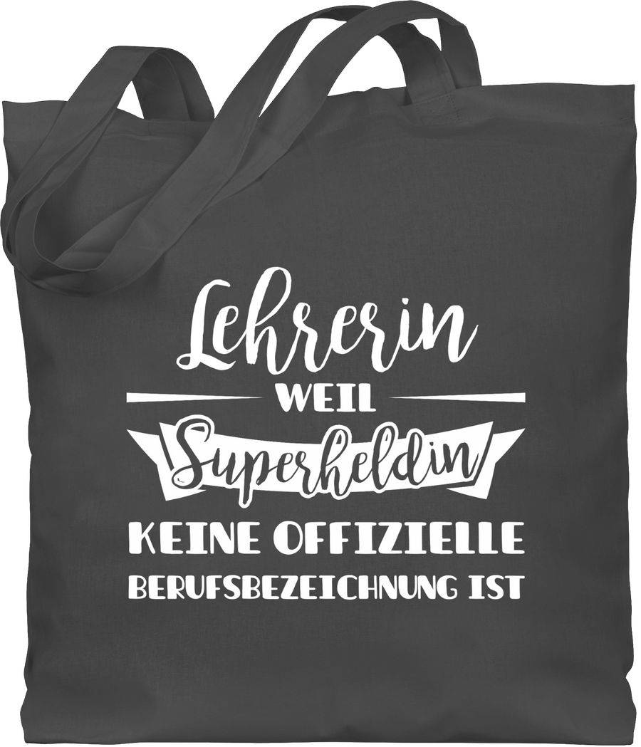 Shirtracer Lehrerin weil Superheldin keine offizielle Berufsbezeichnung ist Shirts & Mehr Shirtracer