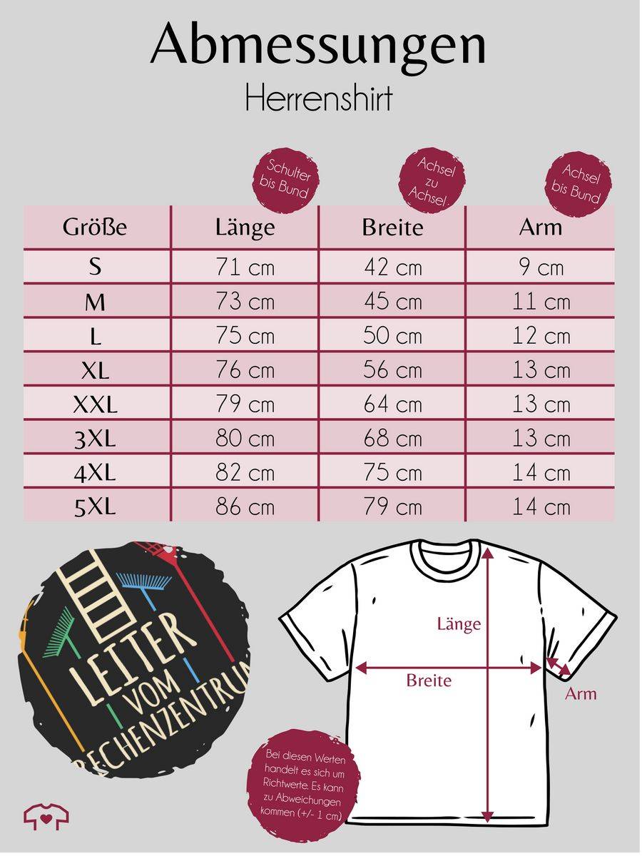 Shirtracer Leiter Vom Rechenzentrum Hell Shirts & Mehr Shirtracer