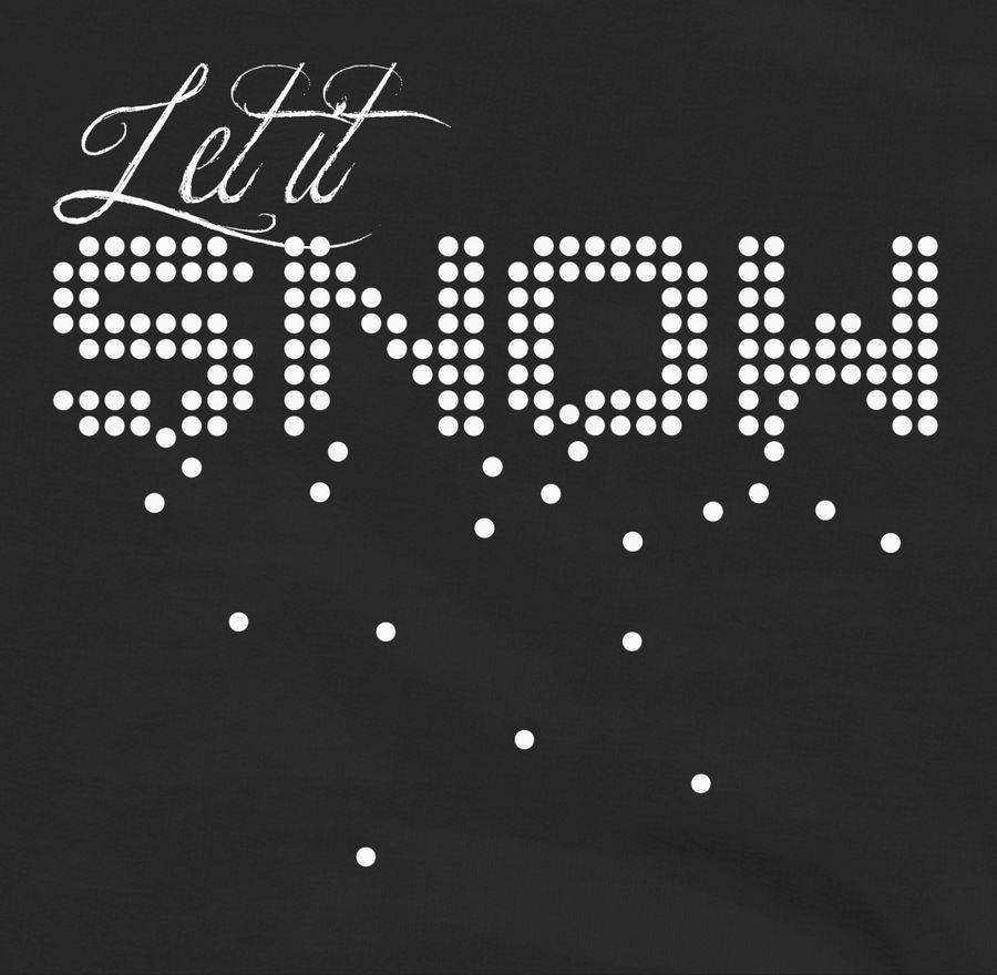 Shirtracer Let It Snow Schneeflocken: T-Shirt Gym Bag Shirtracer