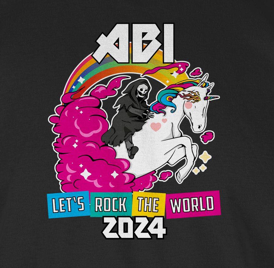 Shirtracer Lets Rock The World - Abi 2024 Shirts & Mehr Shirtracer