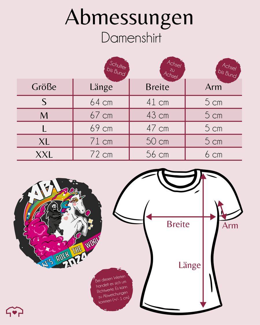 Shirtracer Lets Rock The World - Abi 2024 Shirts & Mehr Shirtracer