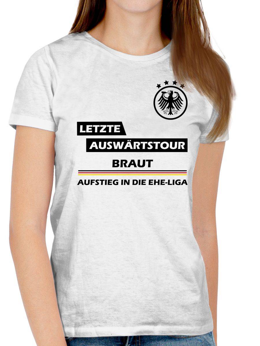 Shirtracer Letzte Auswärtstour Braut Shirts & Mehr Shirtracer