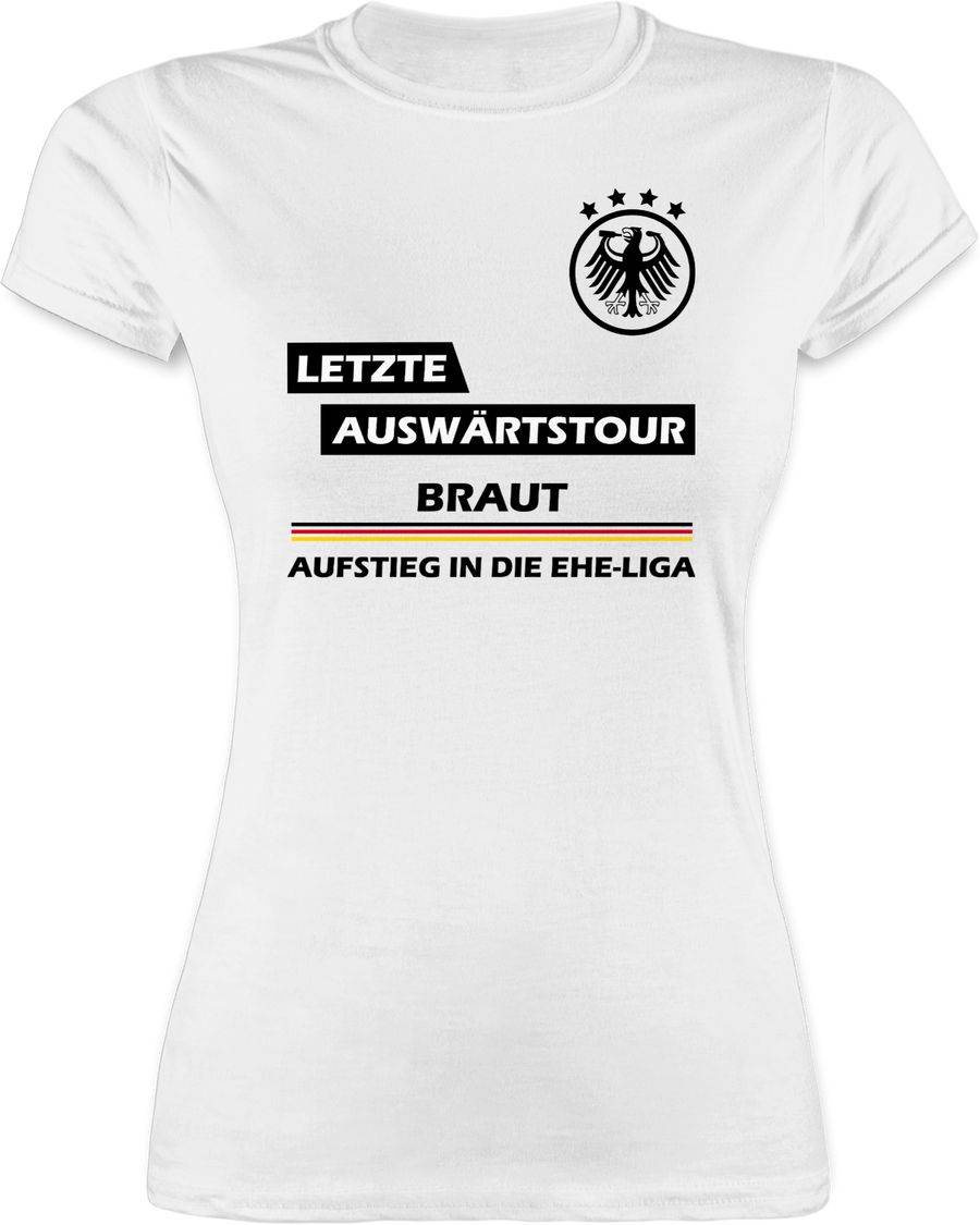 Shirtracer Letzte Auswärtstour Braut Shirts & Mehr Shirtracer