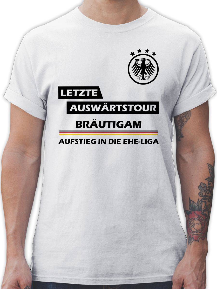 Shirtracer Letzte Auswärtstour Bräutigam Shirts & Mehr Shirtracer