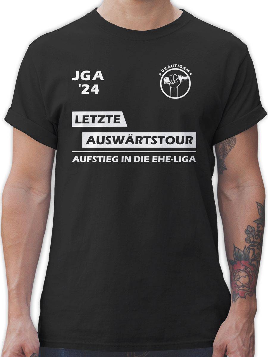Shirtracer Letzte Auswärtstour - JGA 2024 I Team Bräutigam: Tshirt Rucksack Shirtracer