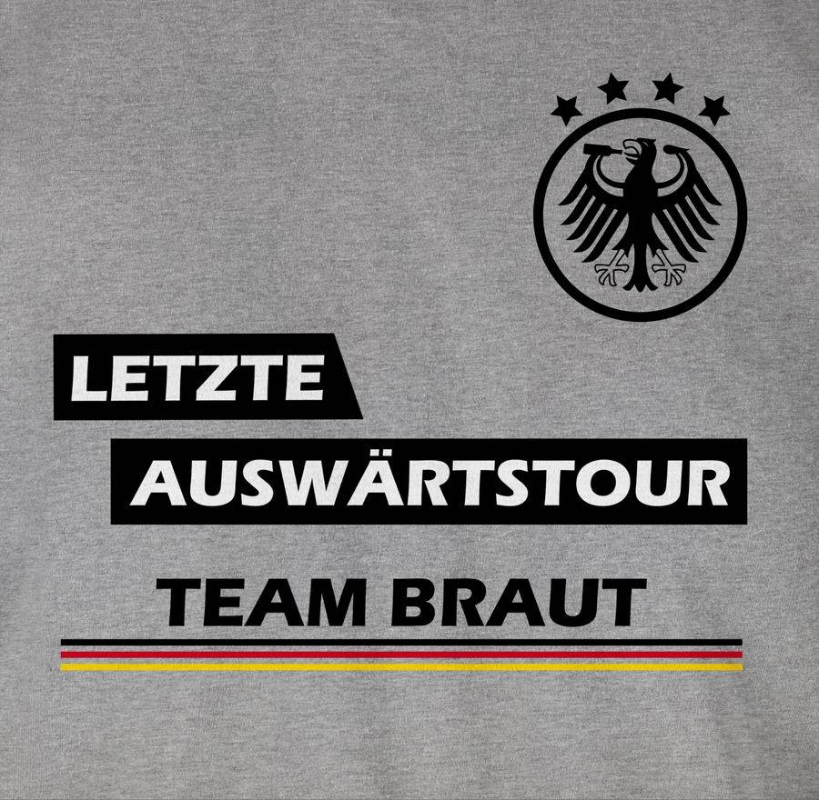 Shirtracer Letzte Auswärtstour Team Braut: T-Shirt Gym Bag Shirtracer