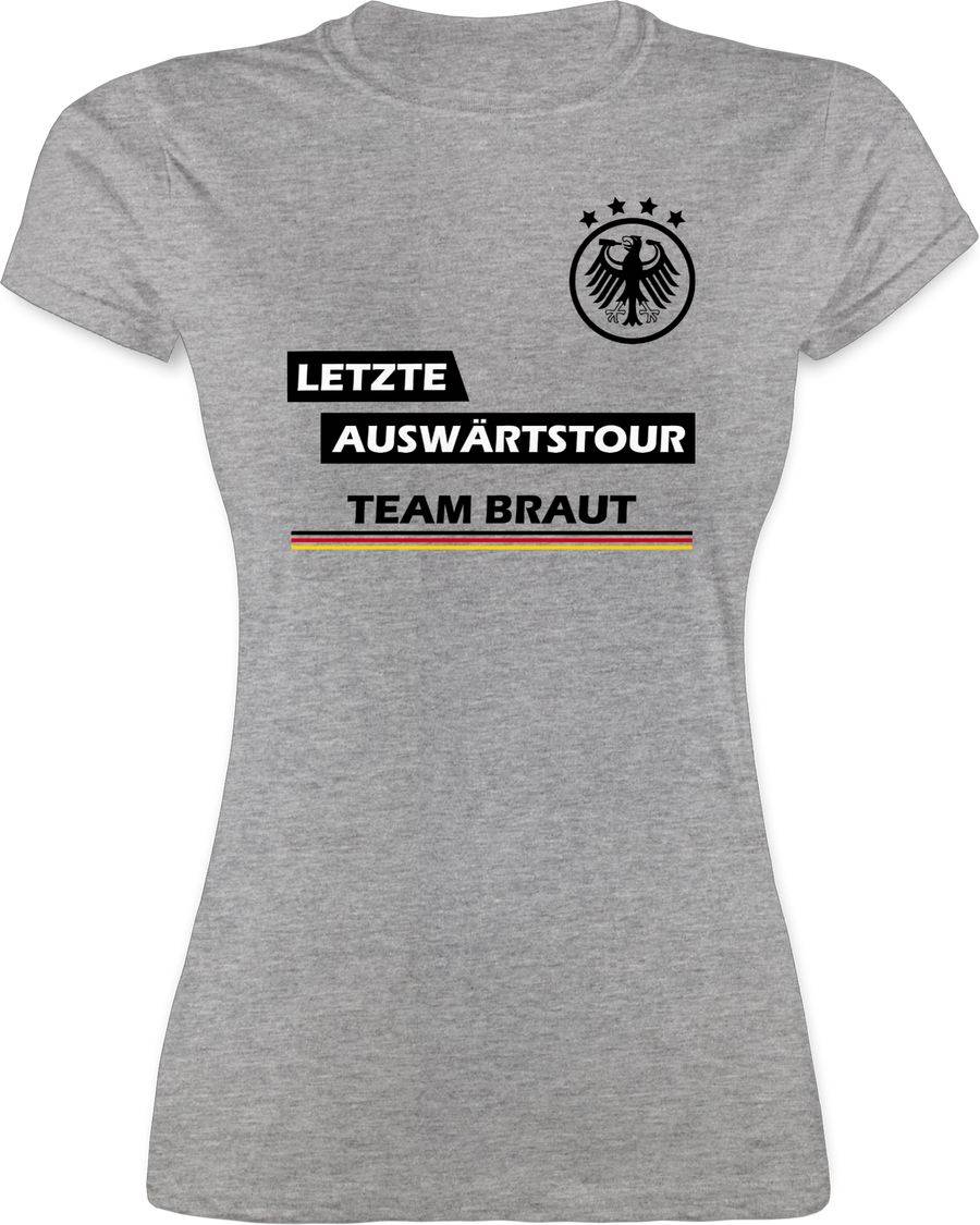 Shirtracer Letzte Auswärtstour Team Braut: T-Shirt Gym Bag Shirtracer