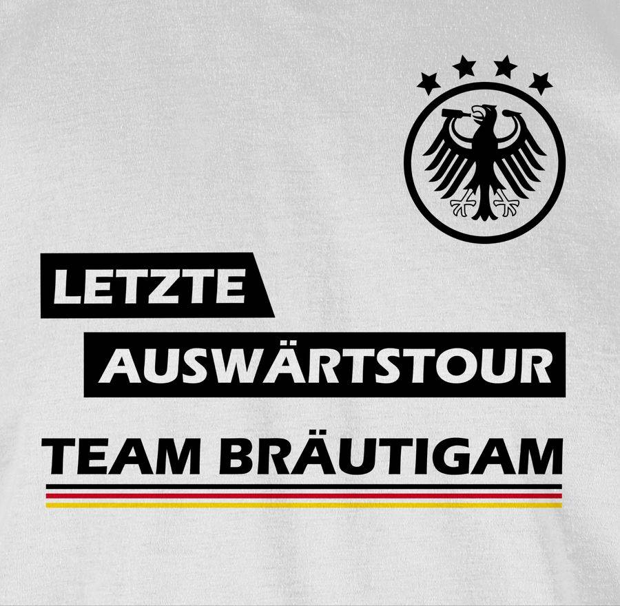 Shirtracer Letzte Auswärtstour Team Bräutigam: T-Shirt Gym Bag Shirtracer
