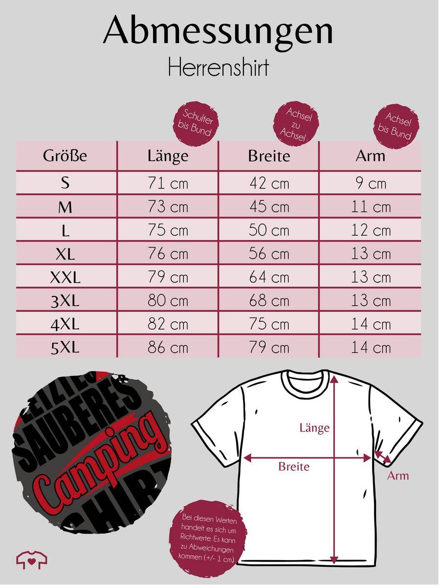 Shirtracer Letztes Sauberes Camping Shirt Schwarz Shirts & Mehr Shirtracer
