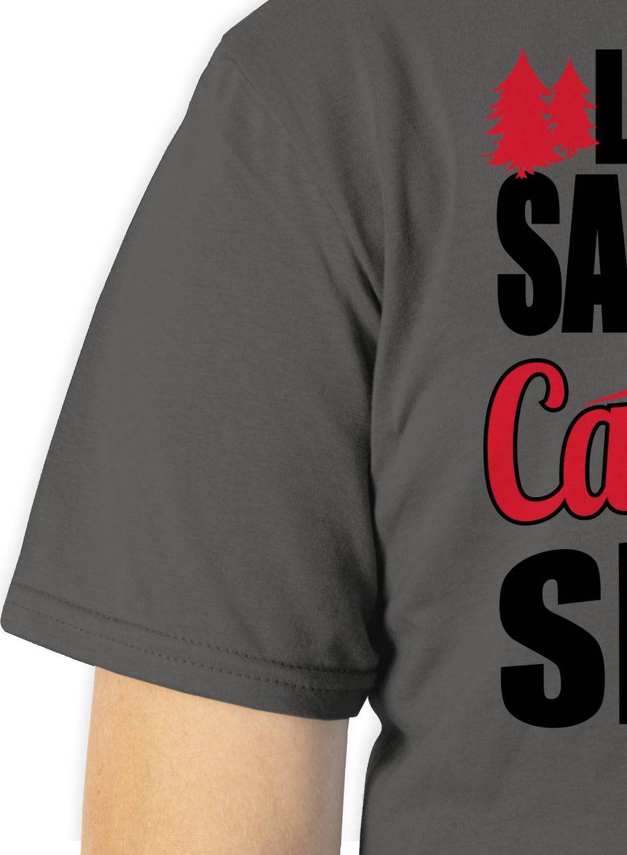 Shirtracer Letztes Sauberes Camping Shirt Schwarz Shirts & Mehr Shirtracer