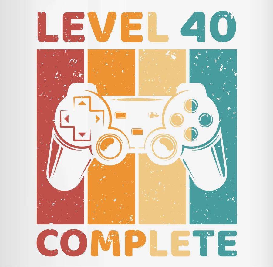 Shirtracer Level 40 Complete - Vierzig Freigeschalten Unlocked Completed - Zocker Gamer: Ts Shirtracer