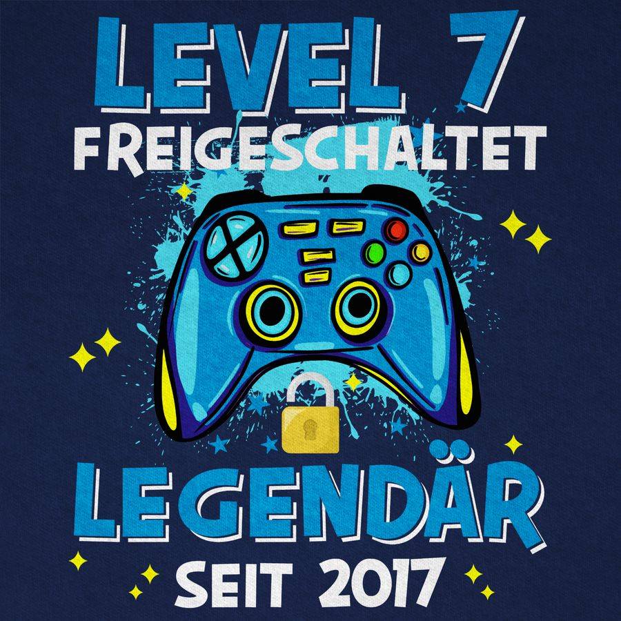 Shirtracer Level 7 Freigeschaltet Legendär Seit 2017: T-Shirt Rucksack Shirtracer
