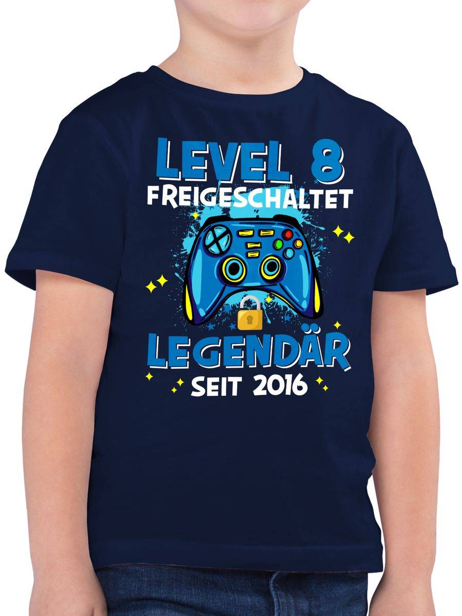 Shirtracer Level 8 freigeschaltet Legendär seit 2016 Shirts & Mehr Shirtracer