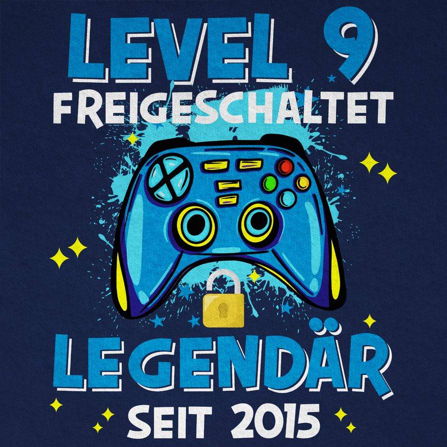 Shirtracer Level 9 Freigeschaltet Legendär Seit 2015: T-Shirt Rucksack Shirtracer