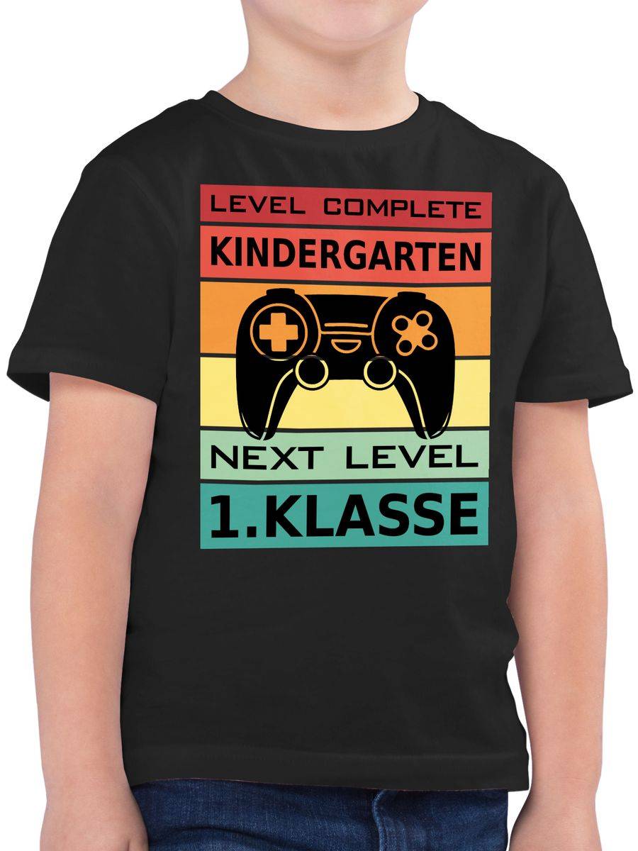 Shirtracer Level Complete Kindergarten - Next Level 1. Klasse: T-Shirt Gym Bag Shirtracer