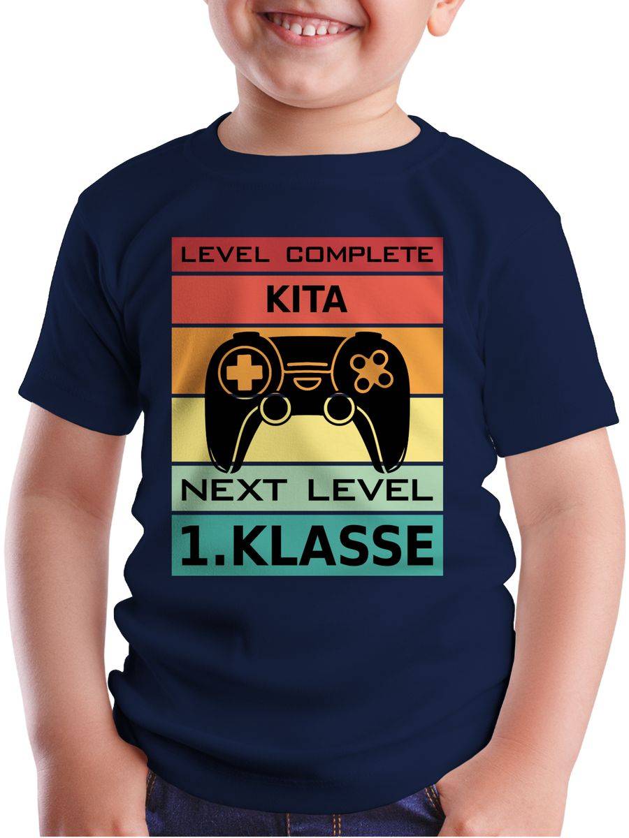Shirtracer Level Complete Kita - Next Level 1. Klasse Shirts & Mehr Shirtracer
