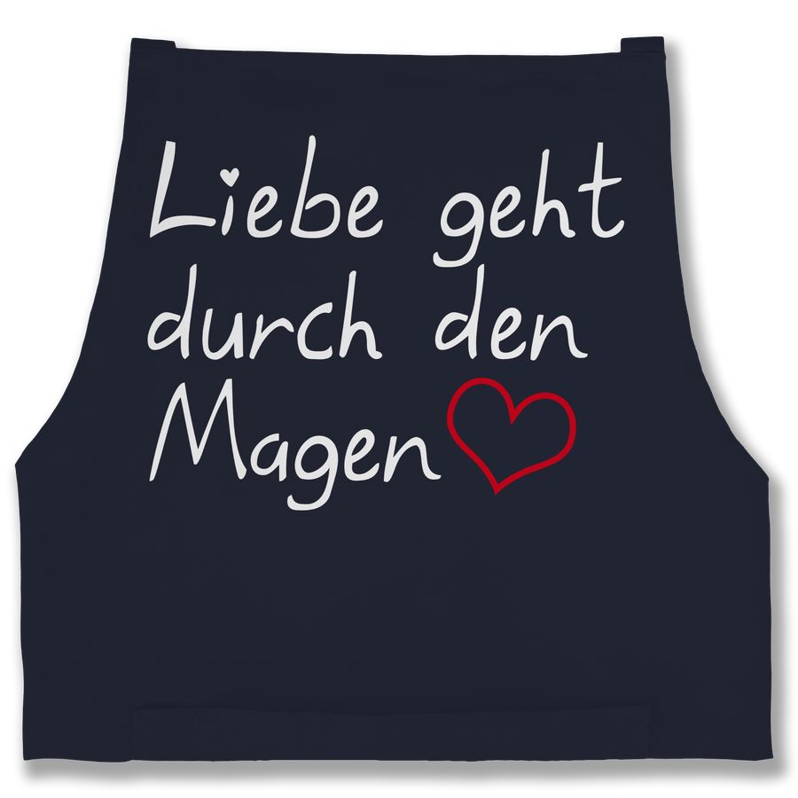 Shirtracer Liebe geht durch den Magen Shirts & Mehr Shirtracer