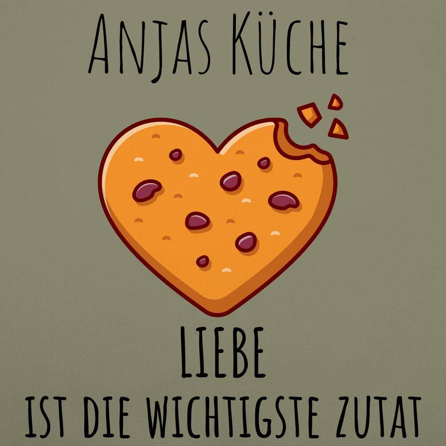 Shirtracer Liebe Ist Die Wichtigste Zutat Mit Name: T-Shirt Turnbeutel Shirtracer