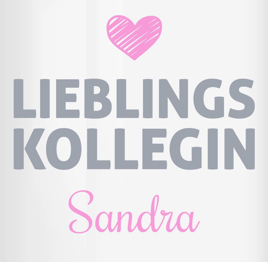 Shirtracer Lieblings-Kollegin Name - Geschenk Personalisiert Abschiedsgeschenk Kollegin Mit Shirtracer