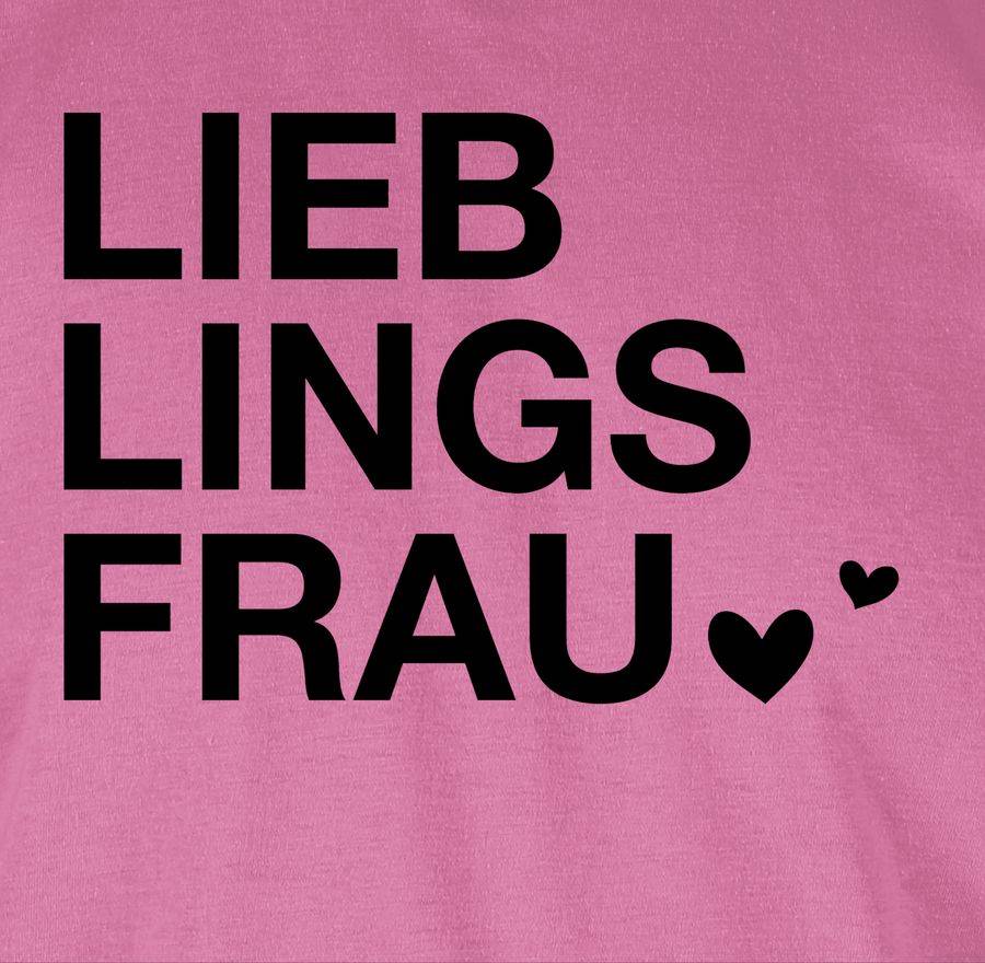 Shirtracer Lieblingsfrau Geschenk Für Sie Valentinstagsgeschenk Frauen Weihnachts-Geschenke Shirtracer