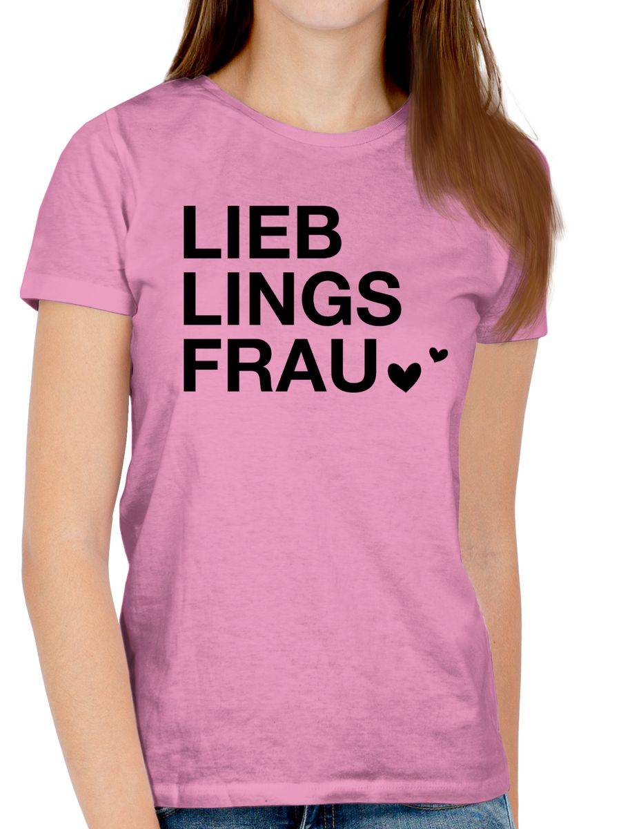Shirtracer Lieblingsfrau Geschenk Für Sie Valentinstagsgeschenk Frauen Weihnachts-Geschenke Shirtracer