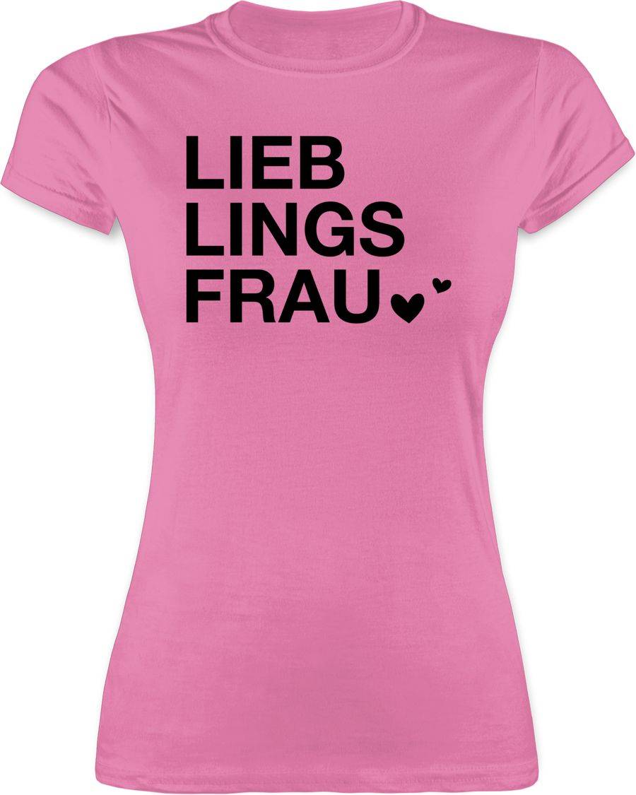 Shirtracer Lieblingsfrau Geschenk für Sie Valentinstagsgeschenk Frauen Weihnachts-Geschenke Shirtracer
