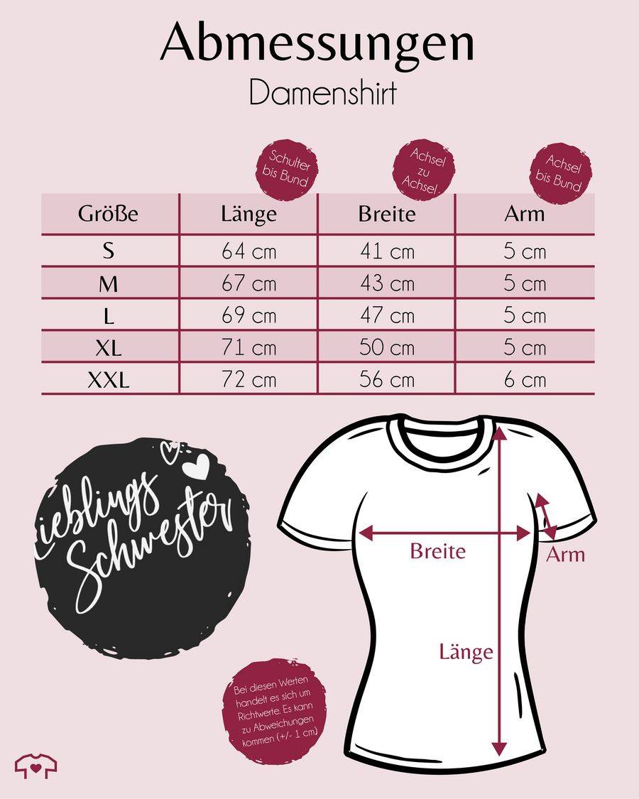 Shirtracer Lieblingsschwester Weiss Shirts & Mehr Shirtracer