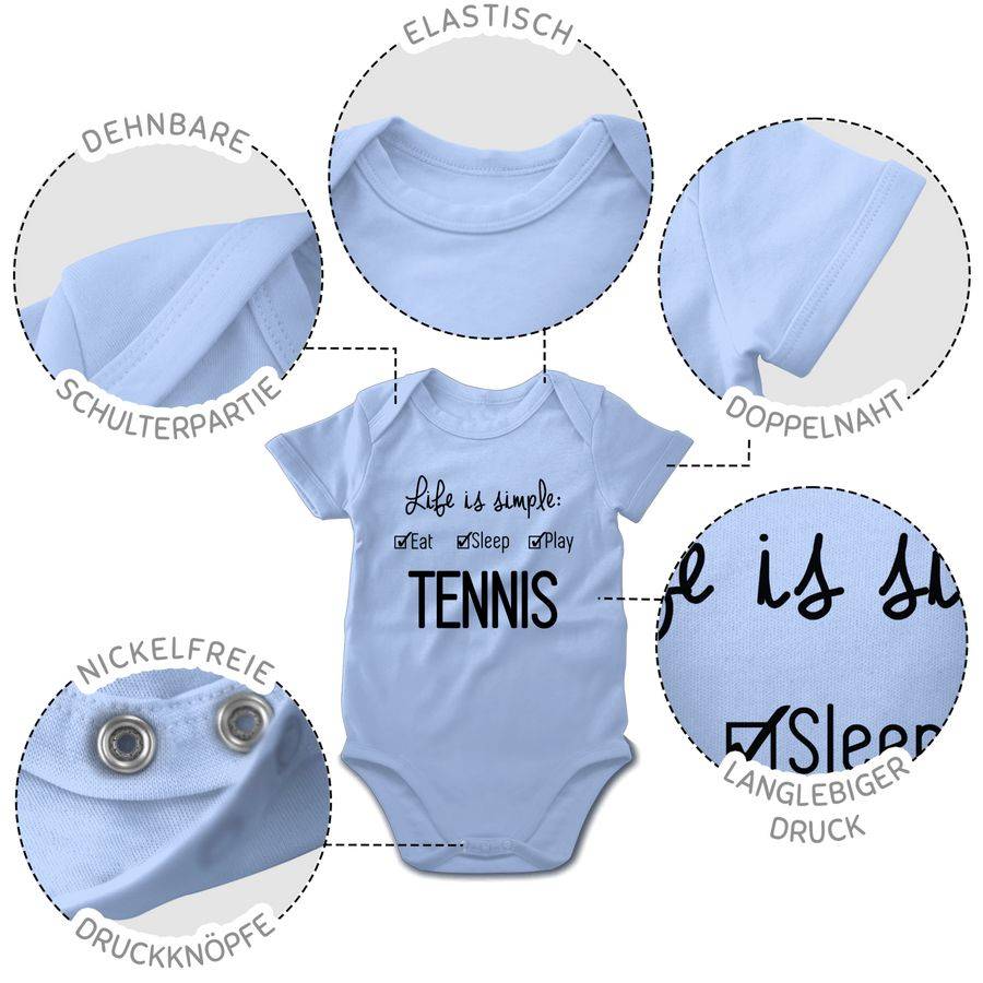 Shirtracer Life Is Simple Tennis Shirts & Mehr Shirtracer