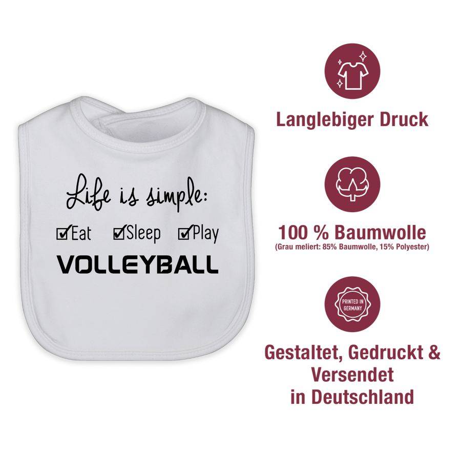 Shirtracer Life Is Simple Volleyball Shirts & Mehr Shirtracer