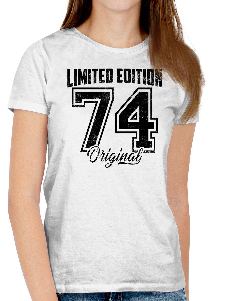 Shirtracer Limited Edition 1974 Original Schwarz Vintage Fünfzigster: Tshirt Gym Bag Shirtracer