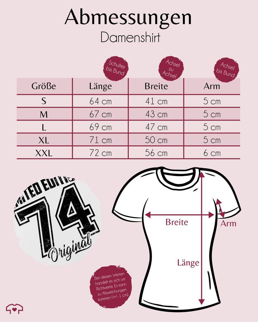 Shirtracer Limited Edition 1974 Original Schwarz Vintage Fünfzigster: Tshirt Gym Bag Shirtracer