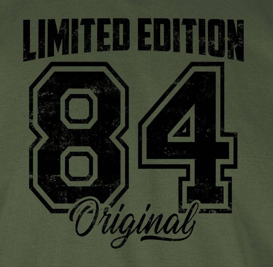 Shirtracer Limited Edition 1984 Original Schwarz Vintage Vierzigster Shirts & Mehr Shirtracer