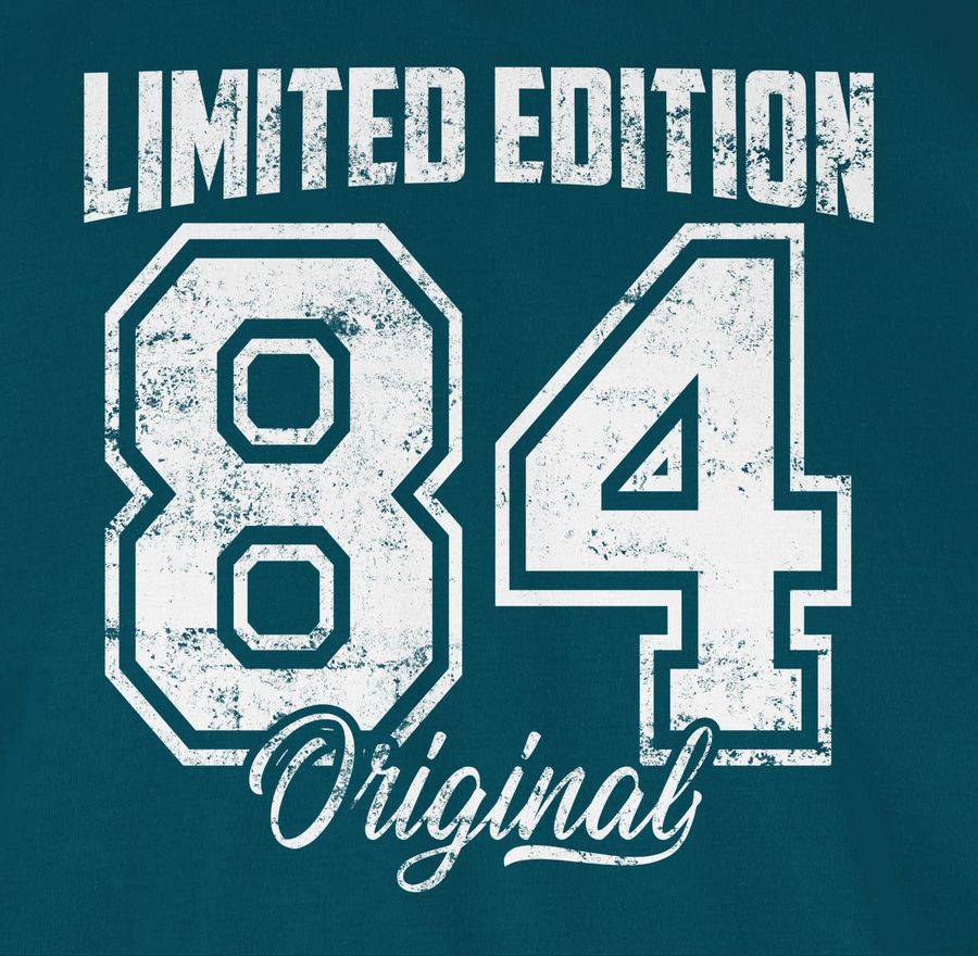Shirtracer Limited Edition 1984 Original Weiß Vintage Vierzigster Shirts & Mehr Shirtracer