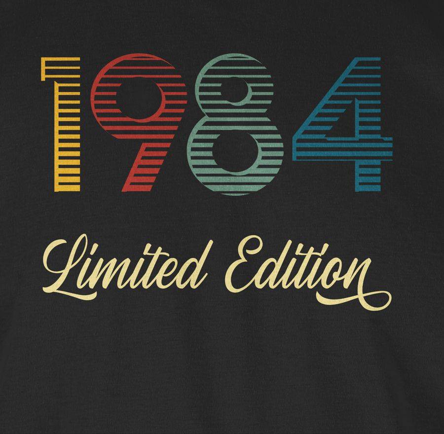 Shirtracer Limited Edition 1984 Vierzigster: Tshirt Rucksack Shirtracer
