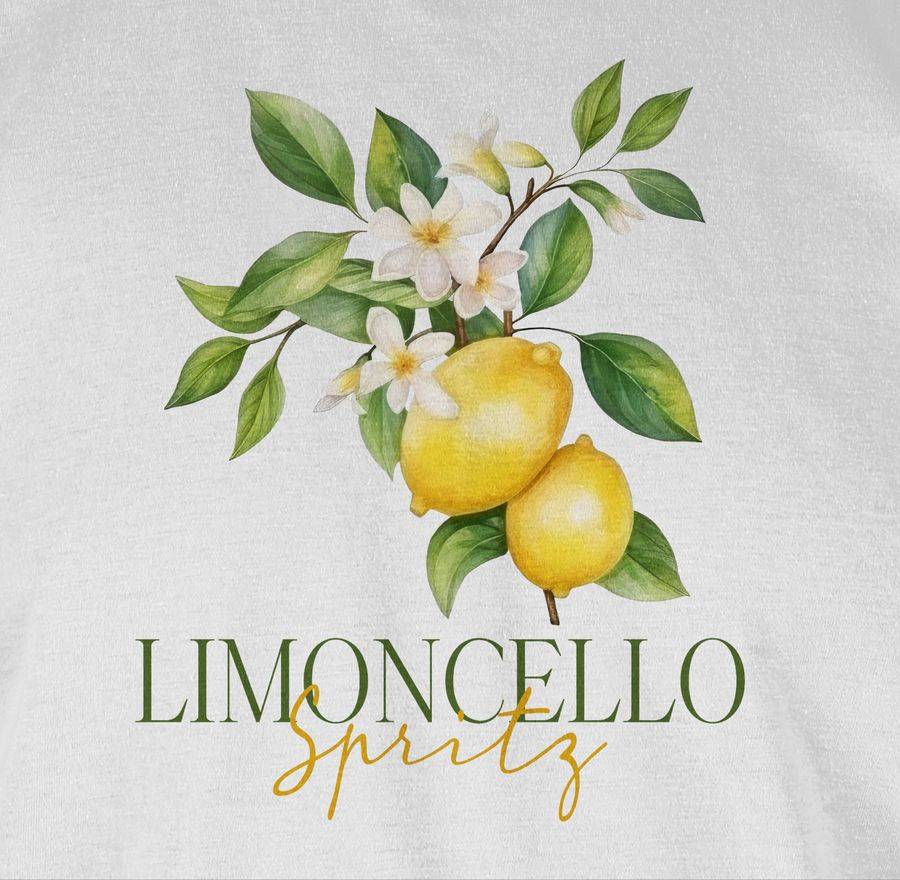 Shirtracer Limoncello Spritz Italien-Fans Italienischer Likör Zitronenlikör Shirtracer