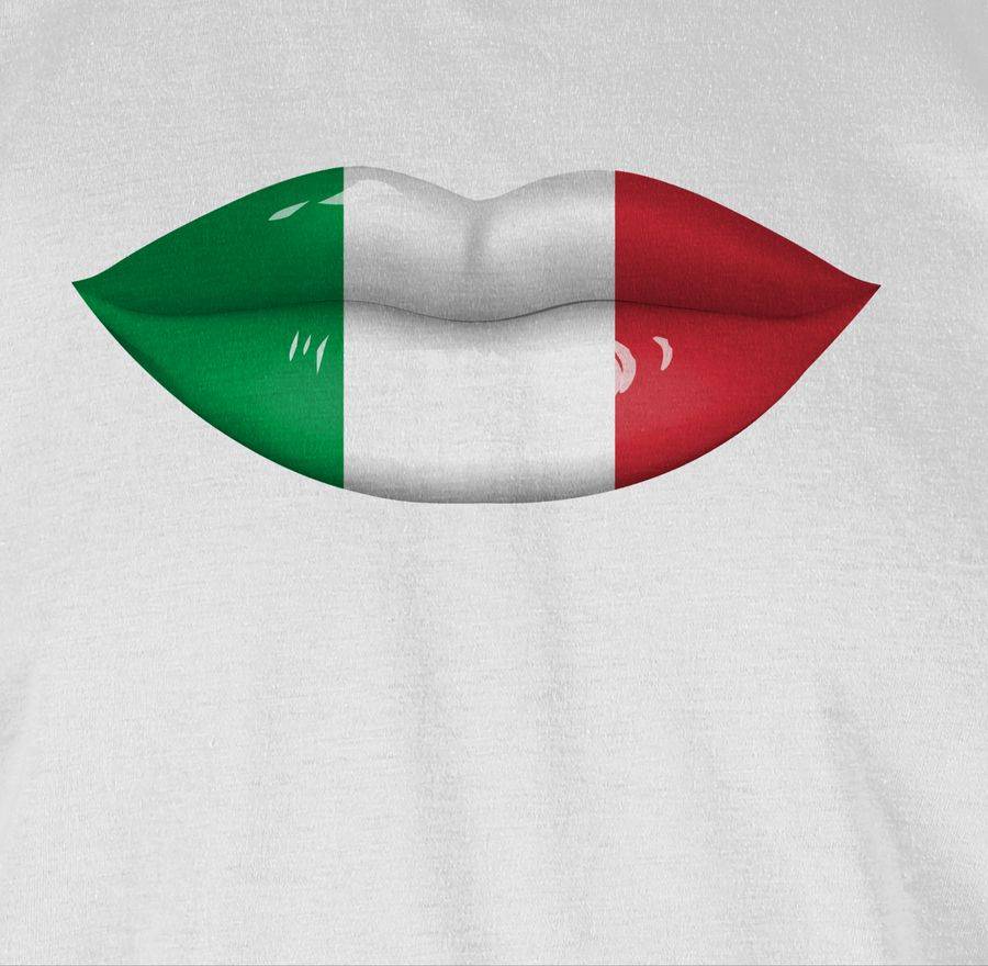 Shirtracer Lippen Bodypaint Italien Shirts & Mehr Shirtracer