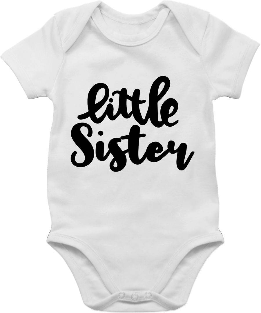 Shirtracer Little Sister - schwarz: T-Shirt Turnbeutel Shirtracer