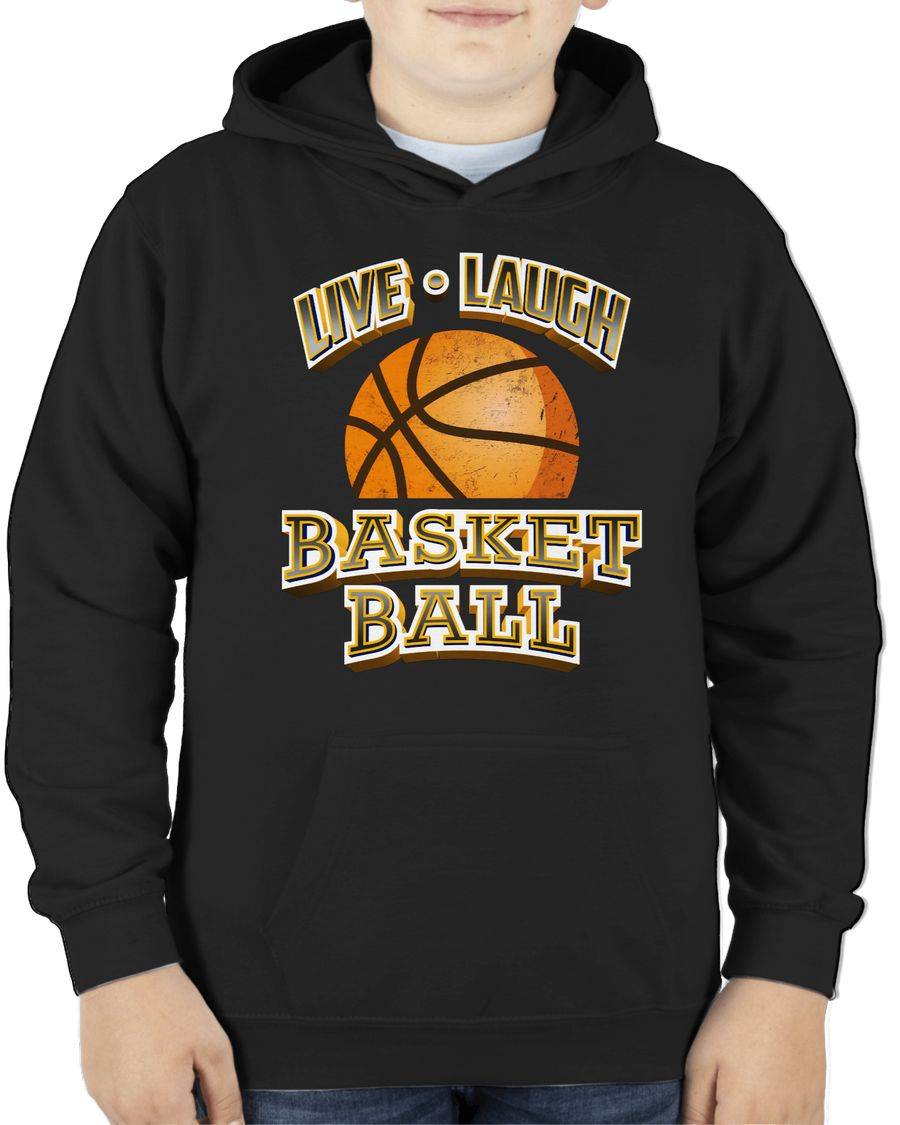 Shirtracer Live Laugh Basketball Vintage: Tshirt Turnbeutel Shirtracer